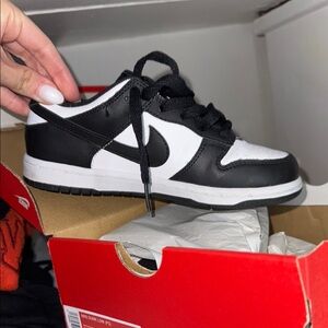 Nike Black and White Athletic Shoes